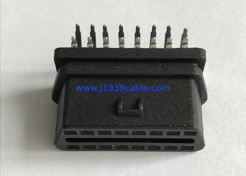Female 16 Pin Obd2 Connector Universal Car J1962 Diagnostic