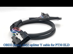 PT30 ELD OBD J1962 Splitter Y Cable for Pacific Track for Volvo or Mack Trucks in North America