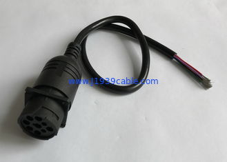 Deutsch 9 Pin Type 1 J1939 Male with Square Flange to Open End Cable