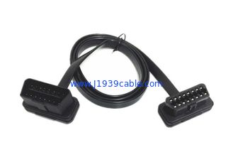 OBD2 OBDII 16 Pin J1962 Male to Female KET Terminals Extension Flat Cable