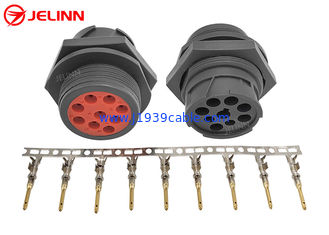 Threaded Type 1 Deutsch 9 Pin J1939 Male Plug Connector with 9 Pins