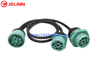Deutsch 9 Pins J1939 Connector Male Female Split Y Cable