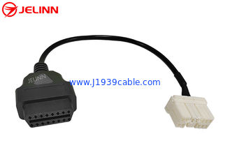 12 Pin to OBD 2 OBDII Diagnostic Cable 12Pin to 16pin OBD2 Wire Harness for Tesla Model S Year 2015 or Older