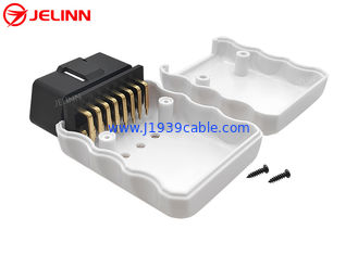 OBD2 Enclosure OBD 2 Housing and Male Connector With Right Angle Pins
