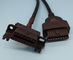 OBD2 OBDII Male to BMW OBD2 Female and OBD2 Female Splitter Y Cable