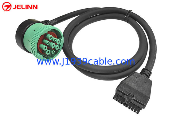 PT30 ELD Device Cable 9 Pin J1939 Cable for Electronic Logging Device Heavy Duty Trucks in North America