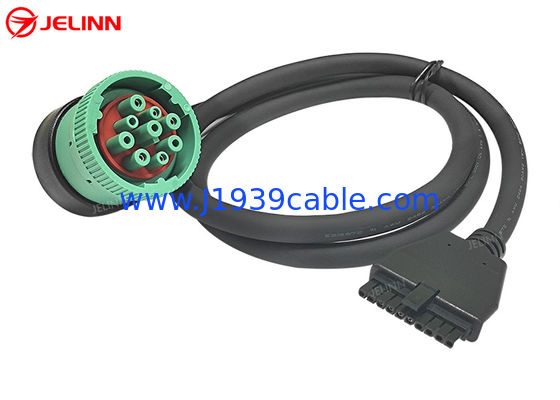 PT30 ELD Device Cable 9 Pin J1939 Cable for Electronic Logging Device Heavy Duty Trucks in North America