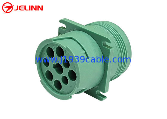 Green Type 2 Deutsch 9 Pin J1939 Male Plug Connector with 9 PCS of Pins