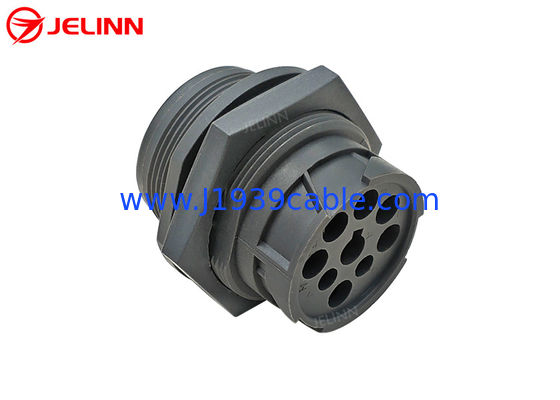 Threaded Type 1 Deutsch 9 Pin J1939 Male Plug Connector with 9 Pins