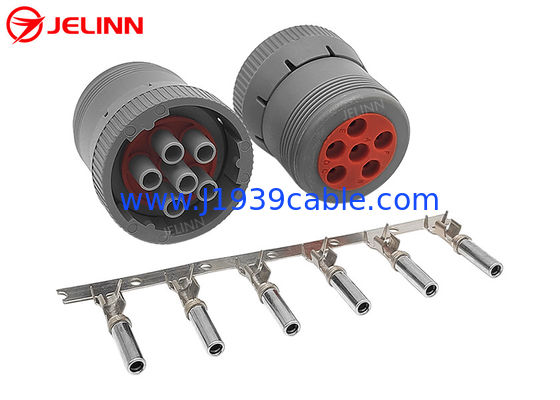 J1708 6 Pin Female Connector Deutsch HD16-6-12S-B010