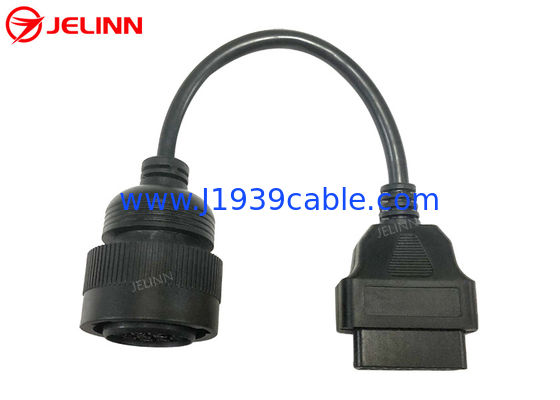 CAT 14 Pin to OBD 2 OBD2 16 Pin Diagnostic Cable for Caterpillar