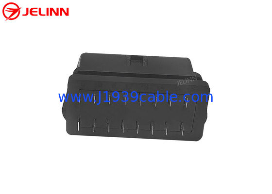 16 Pin J1962 OBD2 OBDII Female Connector with Endurable Straight Pins