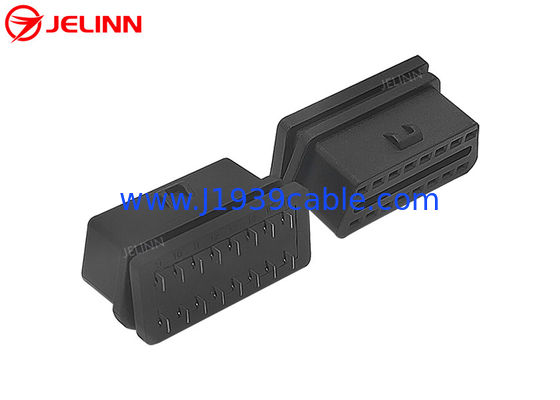 16 Pin J1962 OBD2 OBDII Female Connector with Endurable Straight Pins