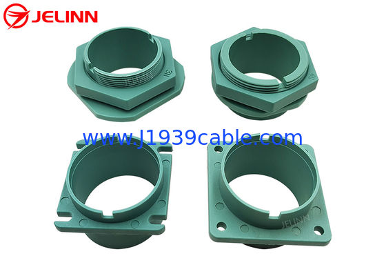 Deutsch J1939 Male Female to OBD 2 OBD2 Connector Splitter Y Cable With 4 Different Panel Mount Brackets