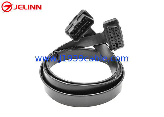 OBD 2 OBD2 Extension Cable J1962 Male to Female OBDII Connector Extender With 16-core Wires