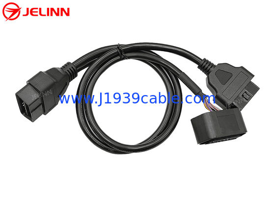 OBD 2 OBD2 Splitter Y Cable J1962 16 Pin Split Wire Harness for Ford Cars