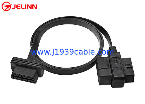 OBD 2 OBD2 16pin Male Female Pass Through to OBDII 16 Pin Main Cable