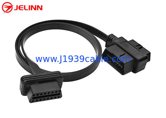 OBD 2 OBD2 16pin Male Female Pass Through to OBDII 16 Pin Main Cable