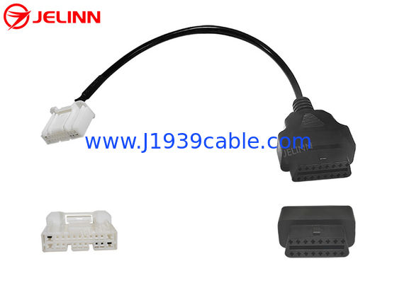 Tesla 20 Pin Female Connector to OBD 2 OBD2 Female Cable for Model S and Model X Year 2016-2021