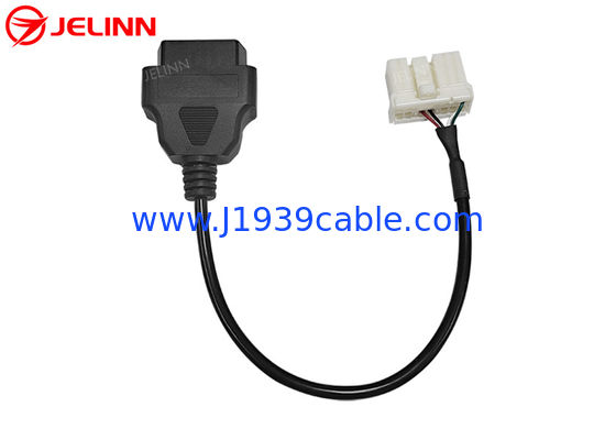 12 Pin to OBD 2 OBDII Diagnostic Cable 12Pin to 16pin OBD2 Wire Harness for Tesla Model S Year 2015 or Older