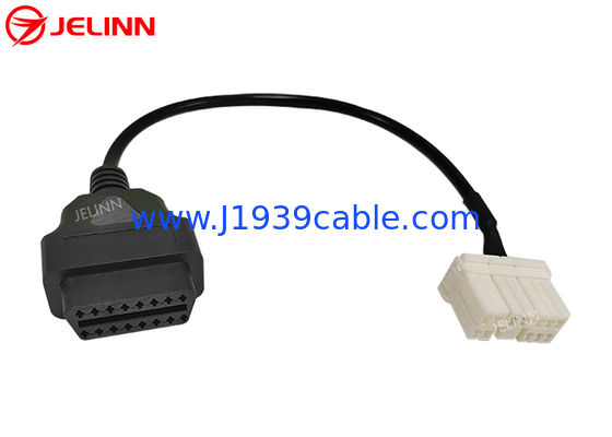 12 Pin to OBD 2 OBDII Diagnostic Cable 12Pin to 16pin OBD2 Wire Harness for Tesla Model S Year 2015 or Older