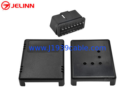 OBD 2 Housing Shell and OBD2 Male Connector With Straight Pin
