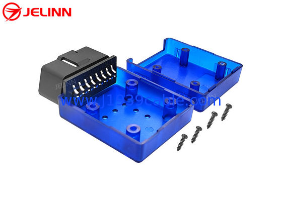 OBD2 Enclosure OBD 2 Case Shell With Curved Pin Connector
