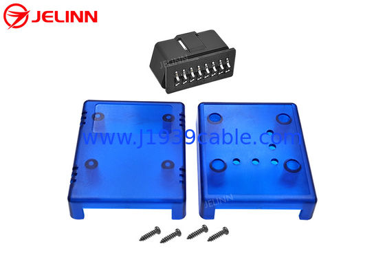 OBD2 Enclosure OBD 2 Case Shell With Curved Pin Connector