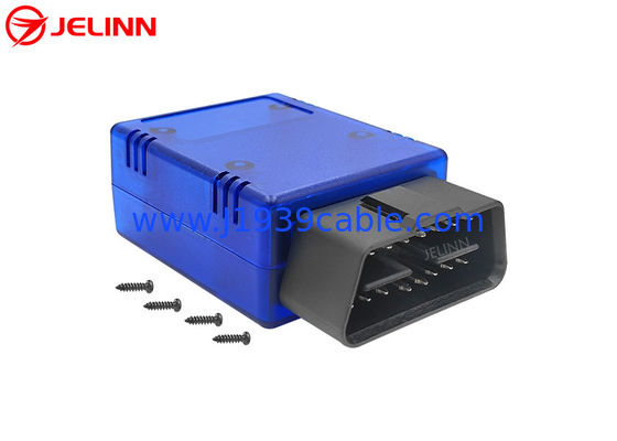OBD 2 Enclosure Plastic Case OBD2 Shell With Straight Pin Connector