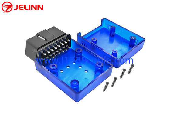 OBD 2 Enclosure Plastic Case OBD2 Shell With Straight Pin Connector