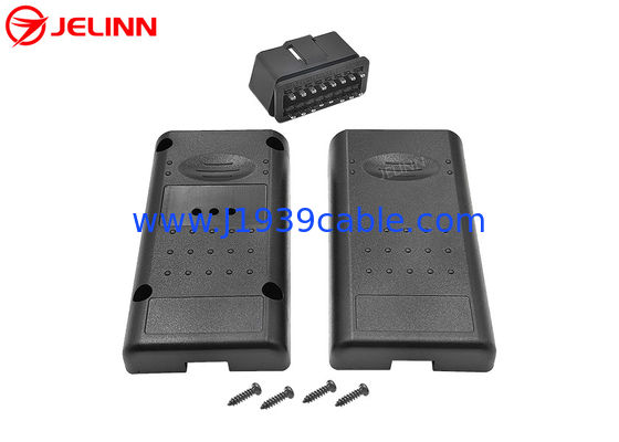 OBD 2 OBD2 Enclosure With Straight Pin Male Plug and Screws