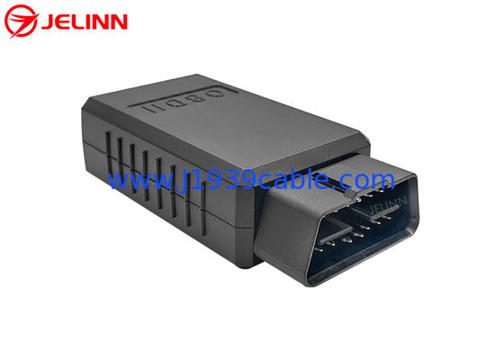 OBD 2 OBD2 Housing OBDII Plastic Case With Curved Pins Connector