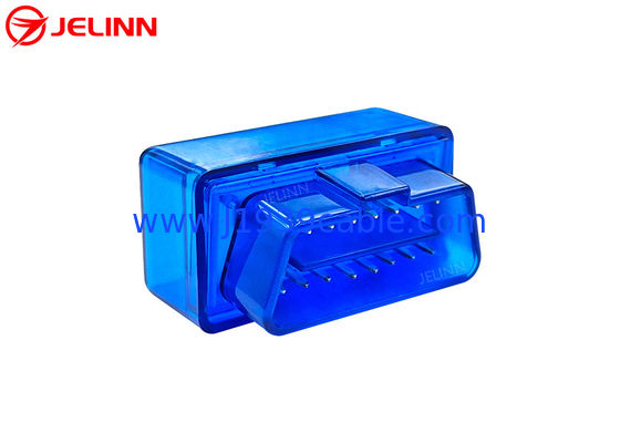 OBD 2 OBDII Enclosure Plastic Housing Shell and Male Connector With Straight Pins