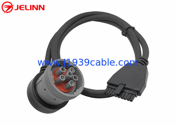 PT30 ELD Device Cable 6 Pin J1939 Cable for Electronic Logging Device Heavy Duty Trucks in North America