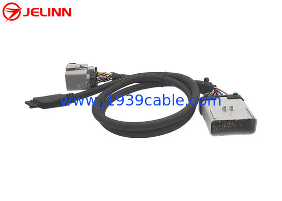 PT30 ELD Device Cable 14Pin RP1226 Y Cable for Electronic Logging Device Heavy Duty Trucks in North America