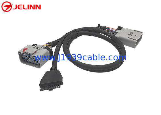 PT30 ELD Device Cable 14Pin RP1226 Y Cable for Electronic Logging Device Heavy Duty Trucks in North America