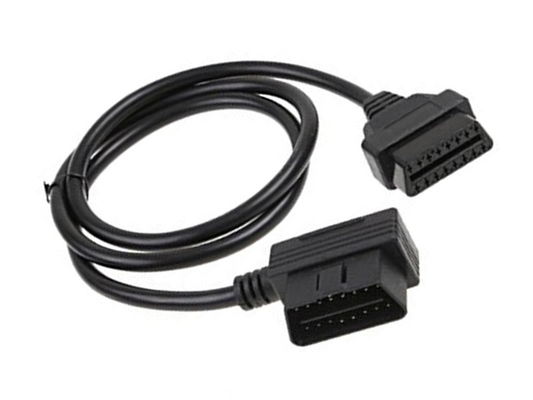 OBD OBD-II J1962 Right Angle Male to Female Extension Round Cable