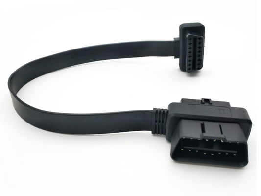 OBD2 OBDII 16 Pin Male and Female Pass-through to OBD2 Female Extension Cable